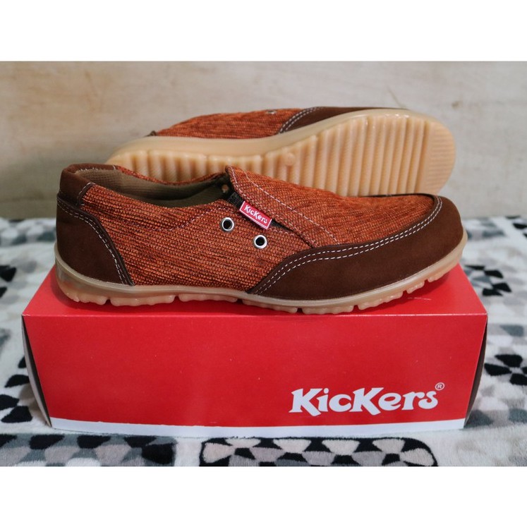 Sepatu Casual KICKERS Slip On Terbaru dan Termurah