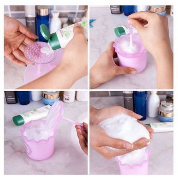 Botol Pembuat Busa Foam Maker Alat Pembersih Wajah / Cuci Muka Bubble Foam