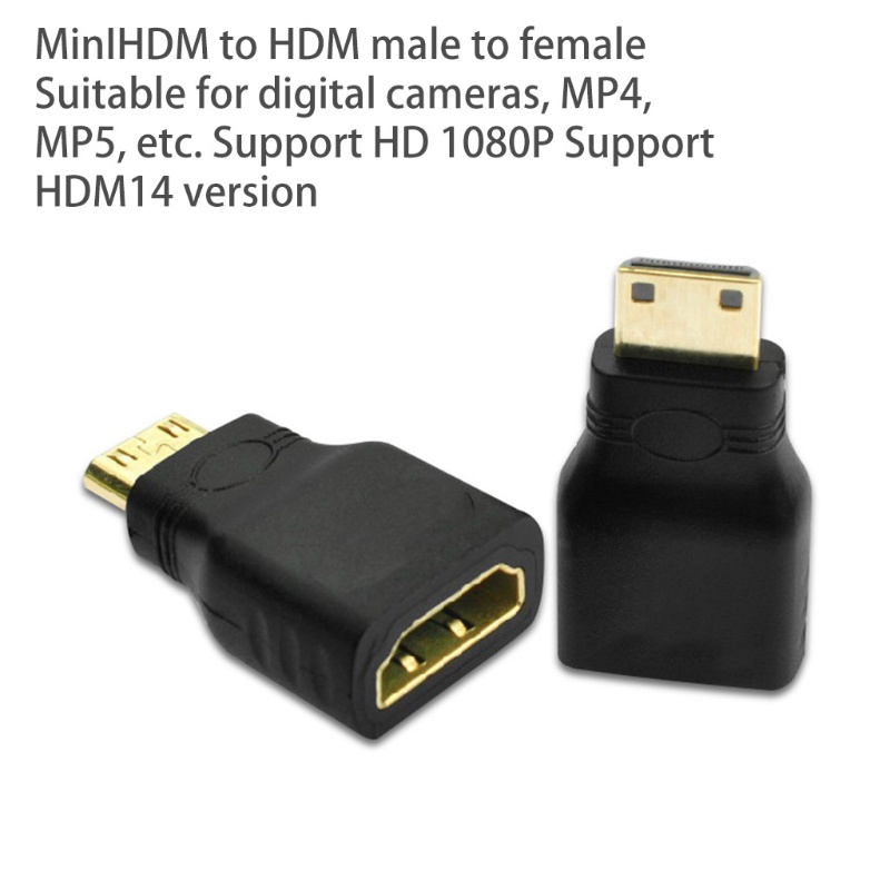 Cre Adapter Konverter Konektor Mini HDMI Ke HDMI 4K 1080P H D