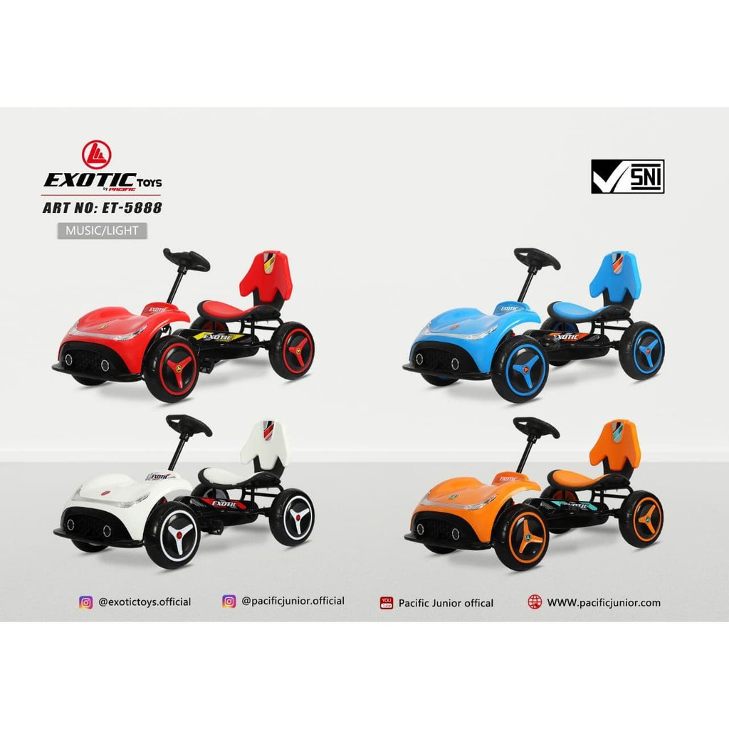 Sepeda Gokart Gowes Anak Model Baru ET-5888 (TOKO BROER)