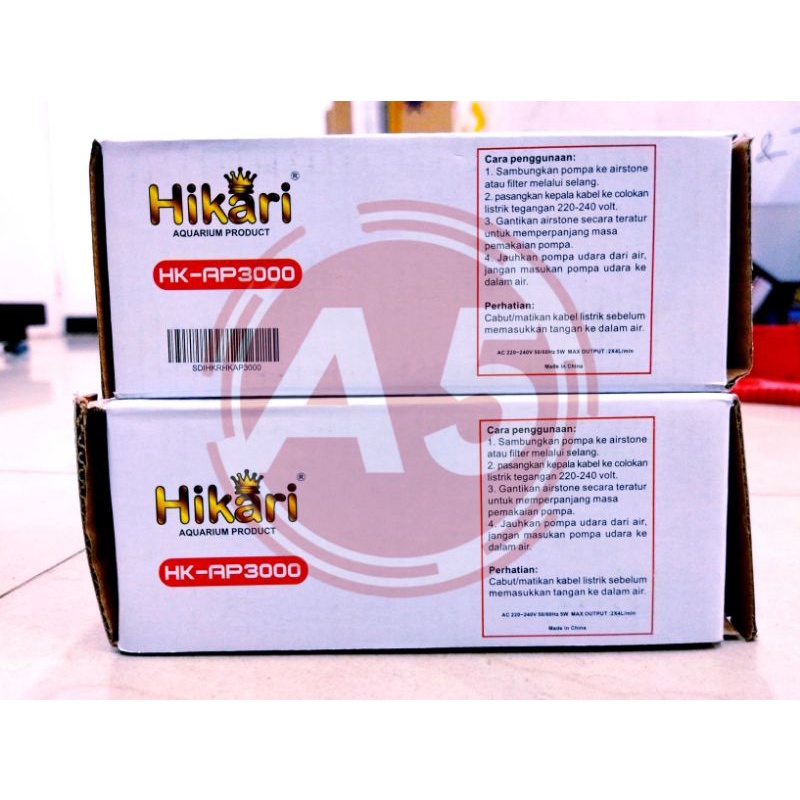 PROMO Pompa Udara Airpump Aerator Hikari HK AP 3000