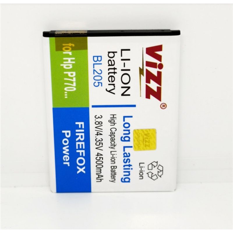 Baterai Batre Vizz Lenovo P770 BL205 Original Vizz