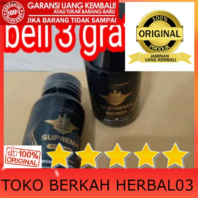 100% ASLI Suplemen Suprema 100% Original Herbal Garansi
