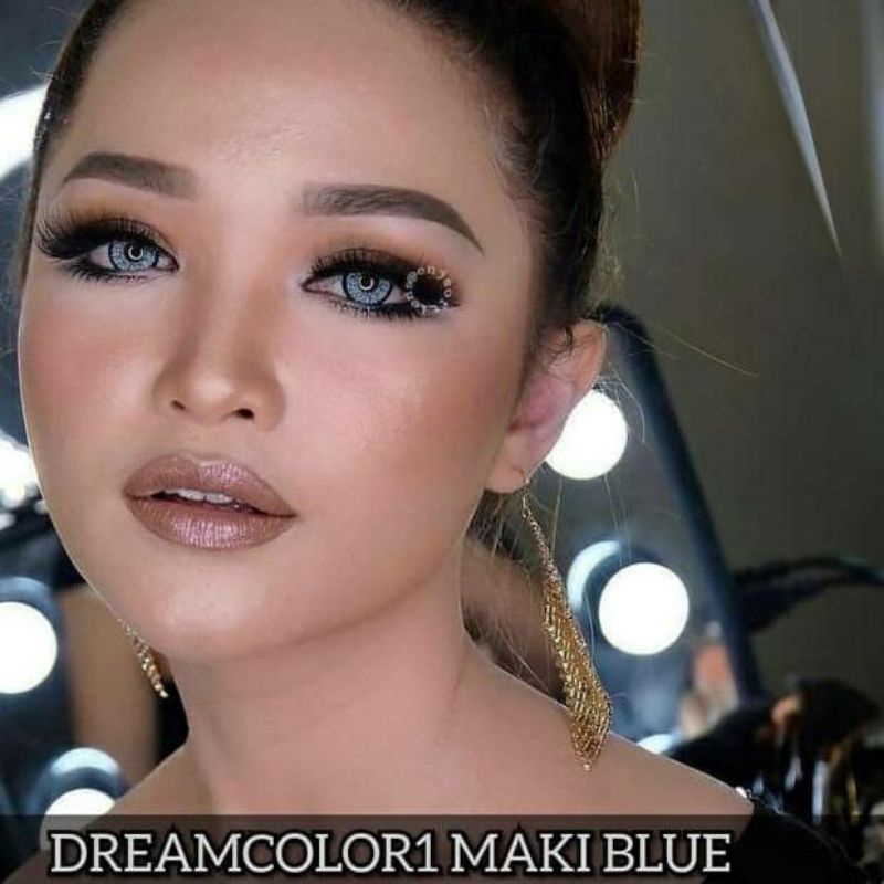 softlens dreamcolor 1 maki blue ,softlens DC1 MAKI BLUE