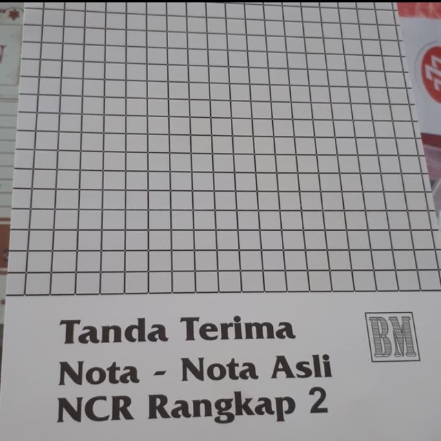 

Buku tanda terima 2 rangkap +