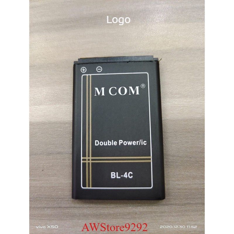 Mcom Battery Batre Baterai Double Power Mcom Nokia 4C BL-4C BL4C