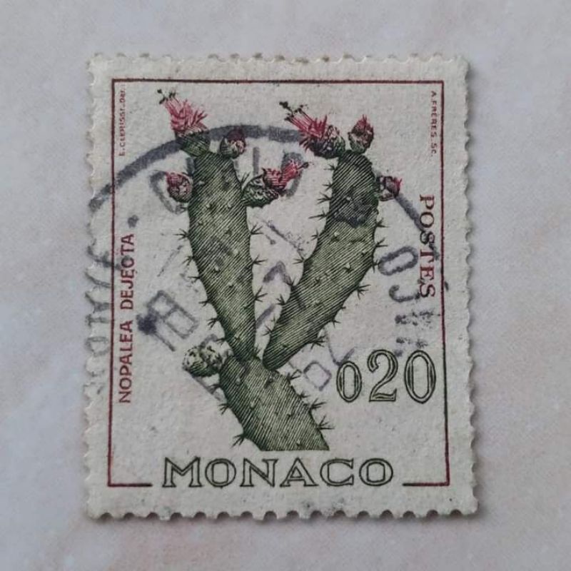 

Perangko Kuno Monaco - Kaktus