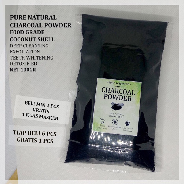 

Charcoal Powder food grade / Bubuk arang / arang aktif / charcoal / carcoal powder