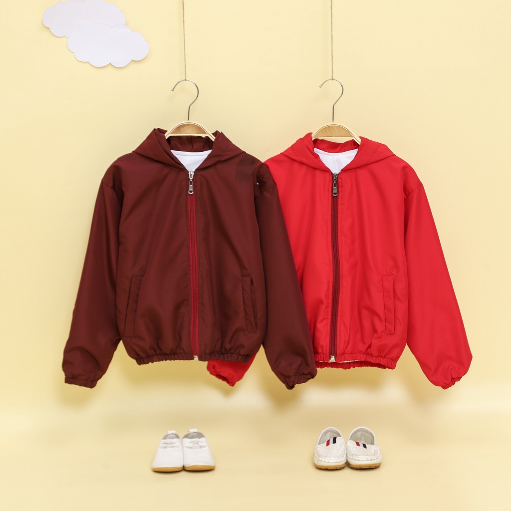 Jaket anak laki laki perempuan jaket bayi jaket parasut windbreaker anak original realpict