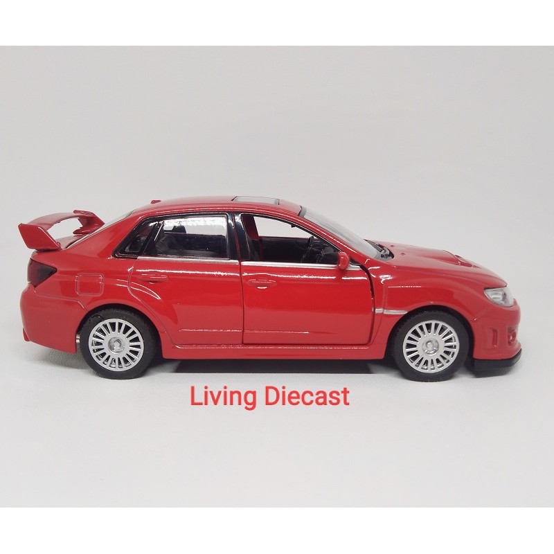 Diecast / Miniatur Mobil Subaru - Impresa - Color Red
