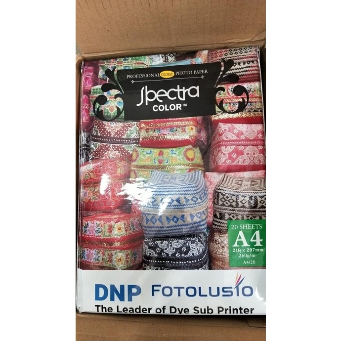 

Big Sale kertas foto paper glossy 260 gram spectra Big Sale