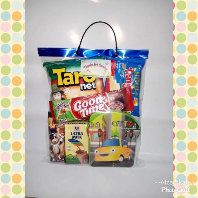 

Paket Snack ulang tahun/paket snack ultah/paket ultah/bingkisan ulang tahun/goodie bag ulang tahun