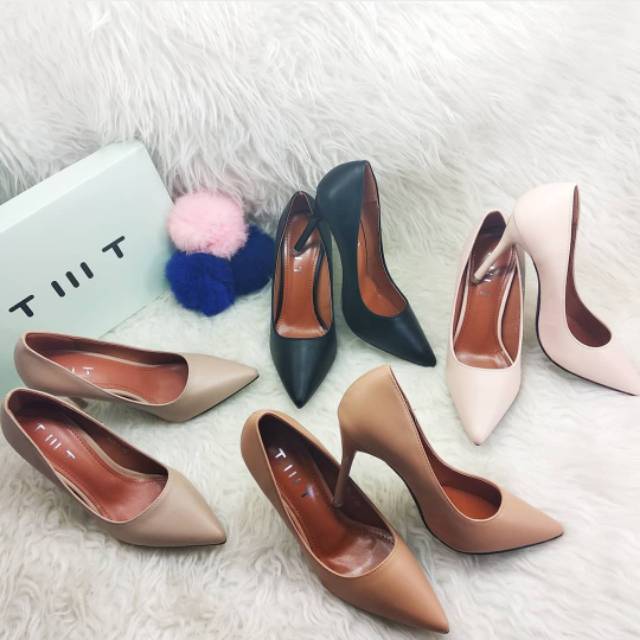 TMT High heels Dove IMPORT High quality fashion shoes sepatu wanita hak tinggi kantor kerja