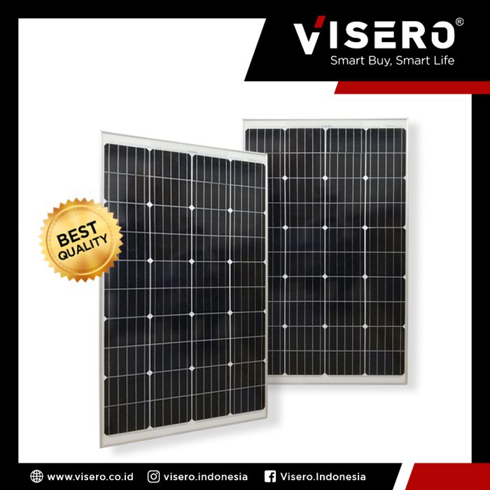 Solar Panel/Solar Cell/Panel Surya Mono/Monocrystalline 50 WP Visero