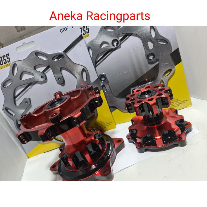 tromol crf 150l dcross model belimbing ktm 250 laher 4 hole 36 satu set disk pnp tinggal pasang