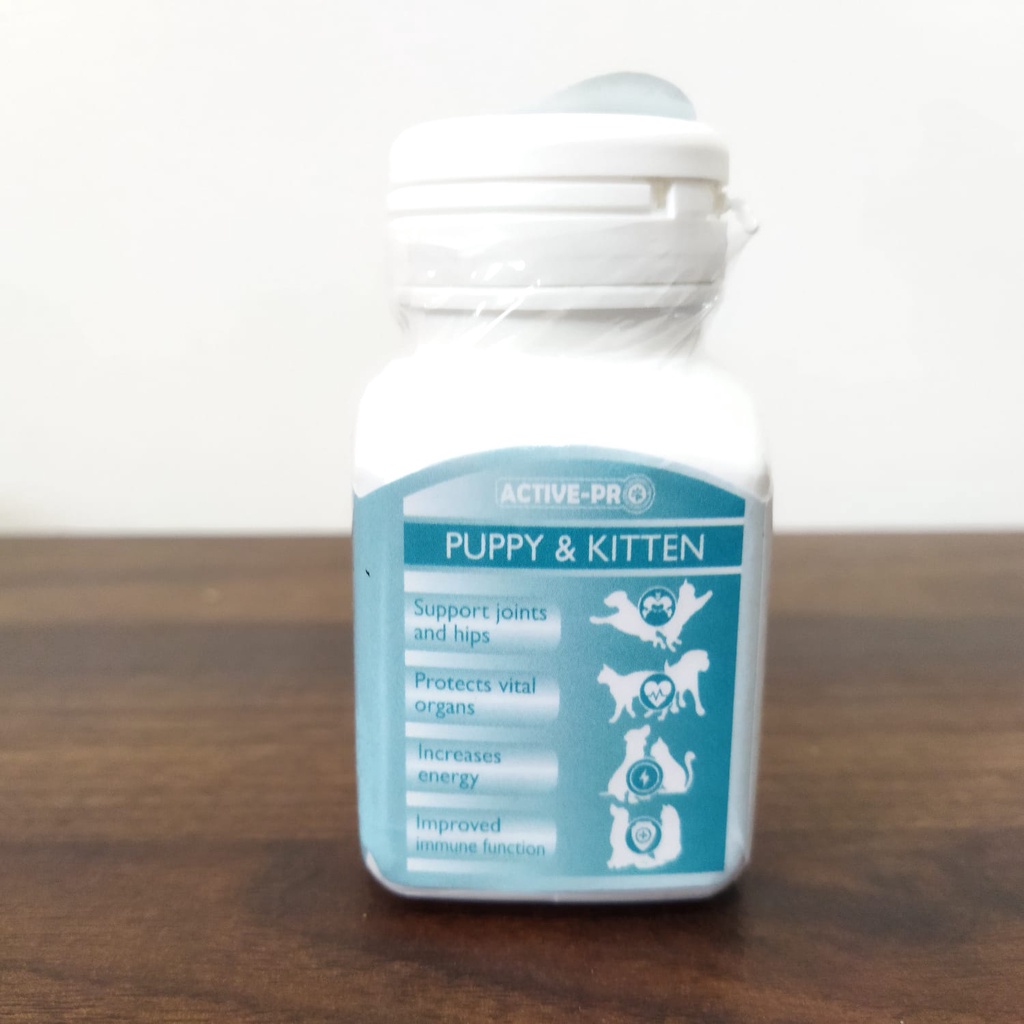 ACTIVE-PRO PUPPY &amp; KITTEN 60 Kapsul vitamin untuk anak anjing dan kucing