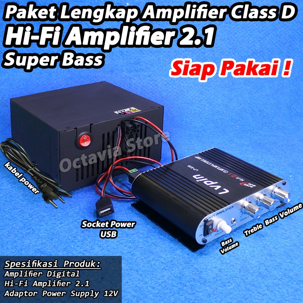 power Amplifier Mobil Mini plus subwoofer (lvpin)