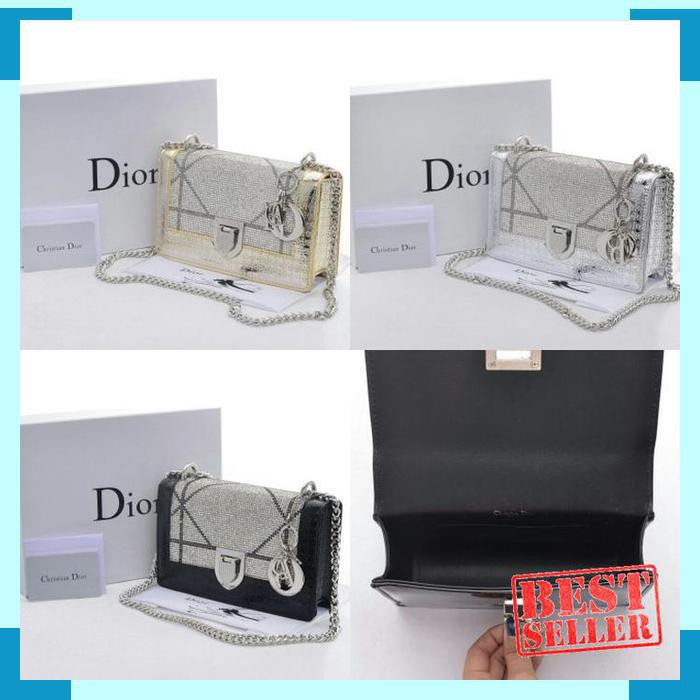 CUCI GUDANG Tas Diorama Swarovski 638 + Box 638 |tas branded |tas import | KEREN