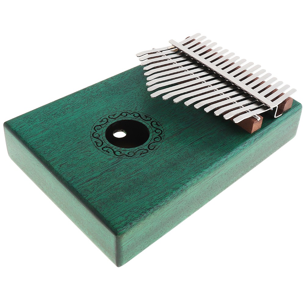 Kalimba Piano Jempol 17 Kunci Warna Hijau