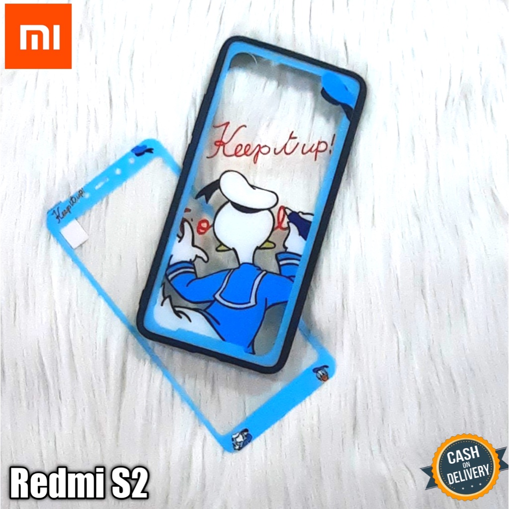 CASE 360 TRANSPARAN MOTIF  FOR XIAOMI REDMI S2