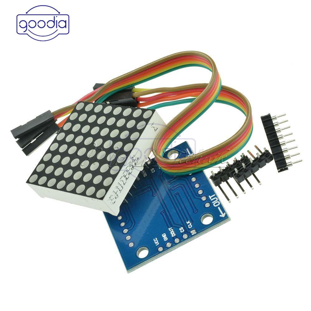 ✈【Fast/COD】✈ MAX7219 8x8 LED Punkt Matrix Modul Dot Matrix Module for Arduino Raspberry Pi