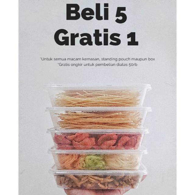 

BELI 5 GRATIS 1 SNACK AKUSARA