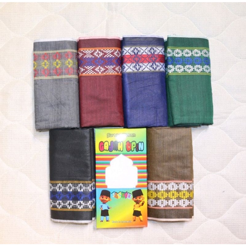 sarung anak polos warna motif songket grosir