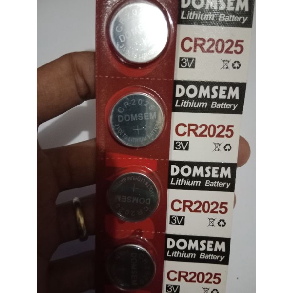 Baterai Bateray CR2016 CR2025  CR2032 Domsem Lithium batteray jam tangan murah batu batre baterai bateray kalkulator