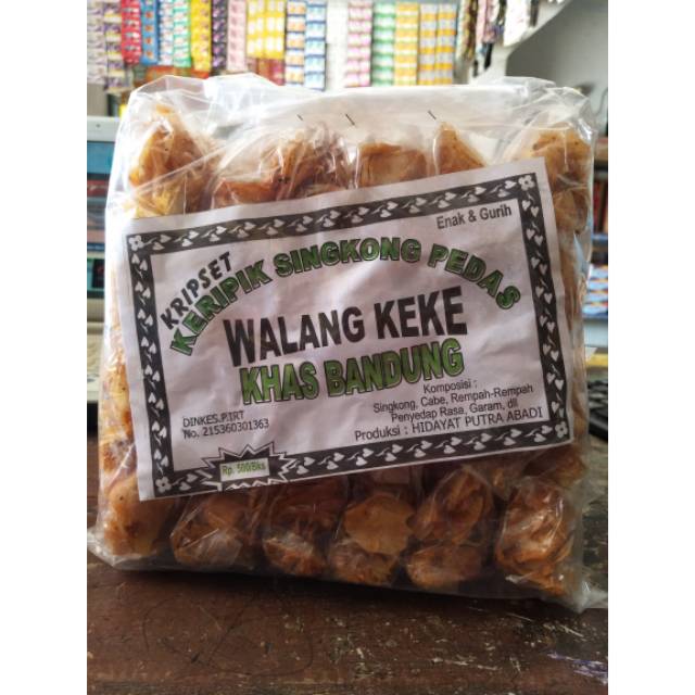 KRIPIK PEDES CAP WALANG KEKEK