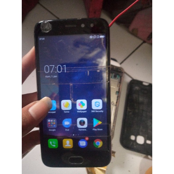 Evercoss u50a Max mesin nyala