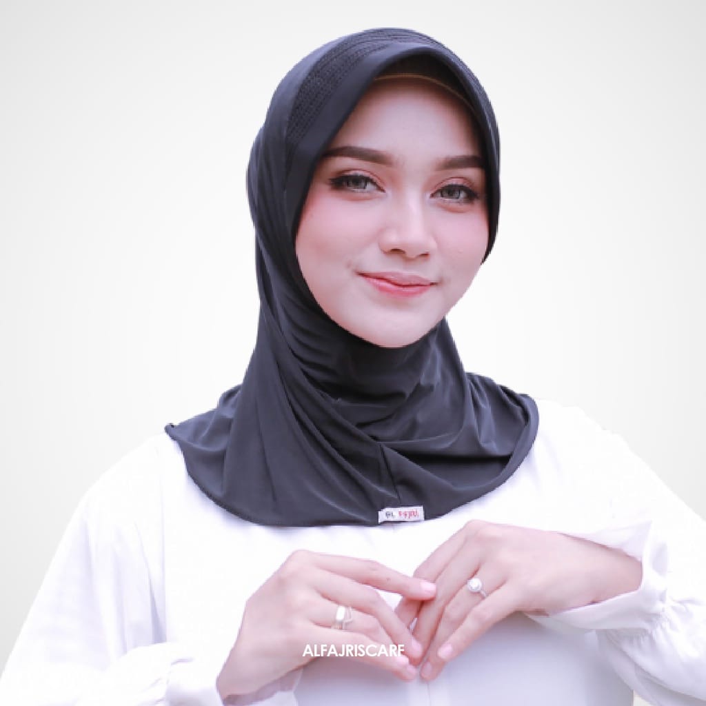 Hijab instan sport LINEAR bergo alfajri Kerudung Olahraga