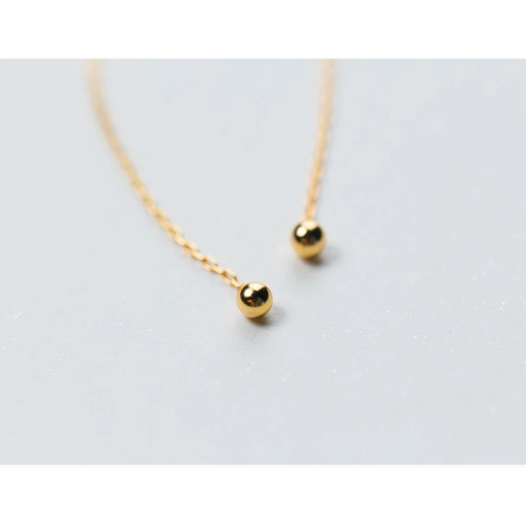 Anting Juntai Titanium Model Bulat Tersedia Warna Rose Gold dan Gold