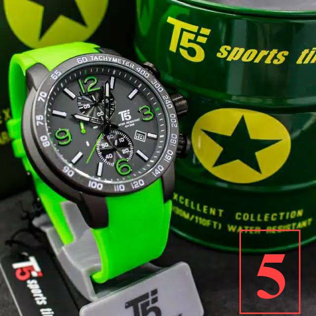 Jam Tangan Pria T5 H3450 T5 H 3450 original chronograph water resist free box