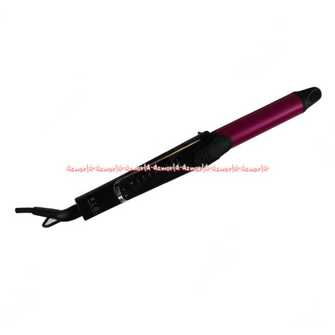 Klaz Pengeriting Rambut alat kriwil blow Kriting rambut Black pink Curl Curling Iron Curly Ikal Klas