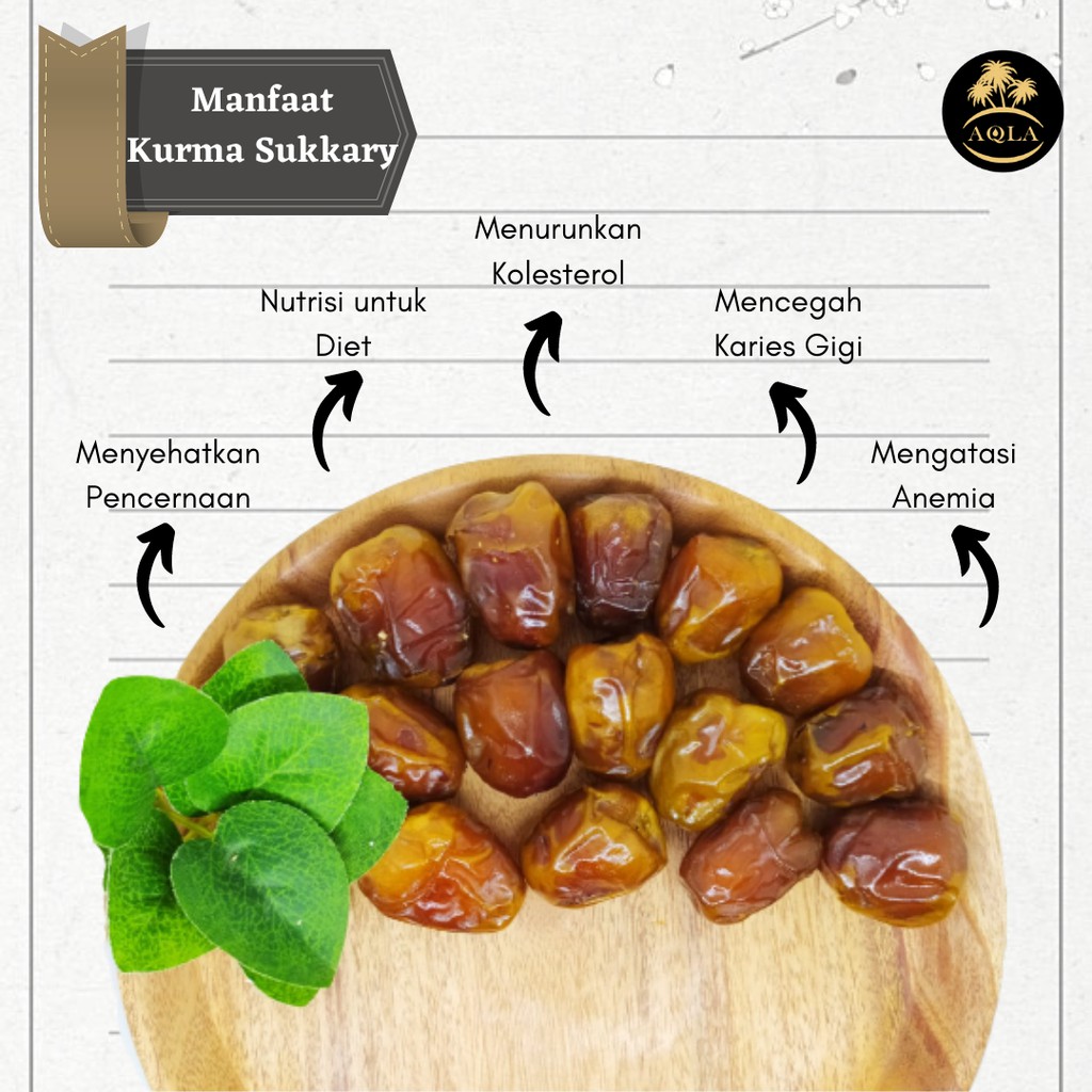 KURMA SUKARI 1KG / KURMA SUKARI ASLI / KURMA MANIS / KURMA KEMASAN / KURMA SUKKARI / KURMA SUKKARY