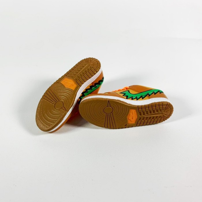 SB DUNK LOW GRATEFUL DEAD BEARS ORANGE 3D SNEAKERS KEYCHAIN MINIATUR