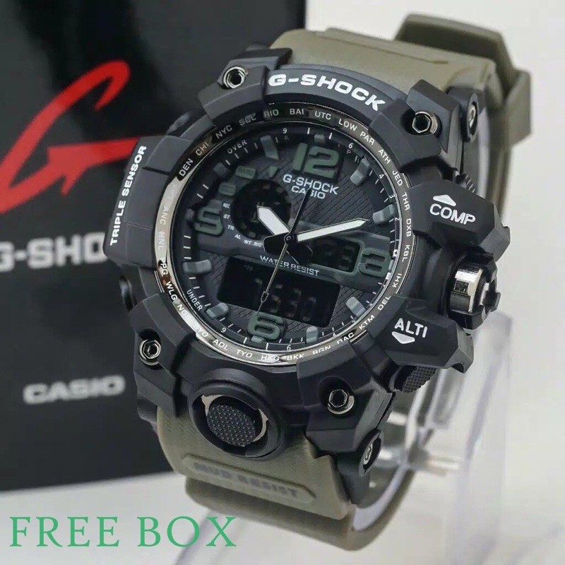 Casio GSHOCK GWG 1000 Jam Tangan Pria Dual Time