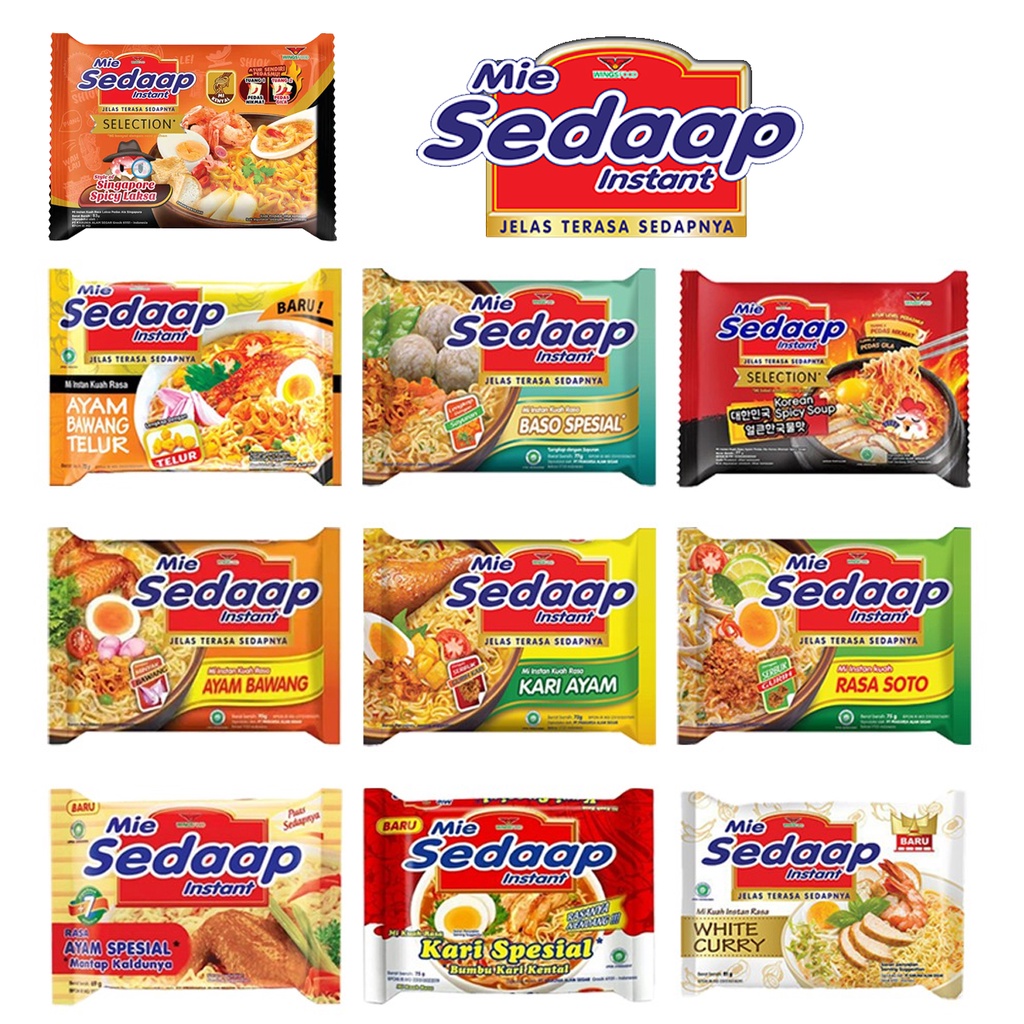 Jual Mie Sedaap Selection Berbagai Varian Pilih Rasa Shopee Indonesia