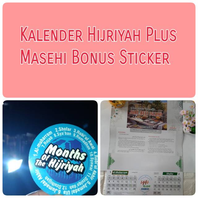 

Kalender Dinding Hijriyah Plus Masehi Jual Beli Islami Bonus Sticker