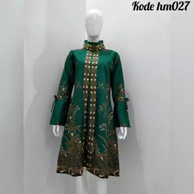 Tunik Ploi Teratai Tunik Batik Modern Tunik Original S M L Xl Xxl Jumbo