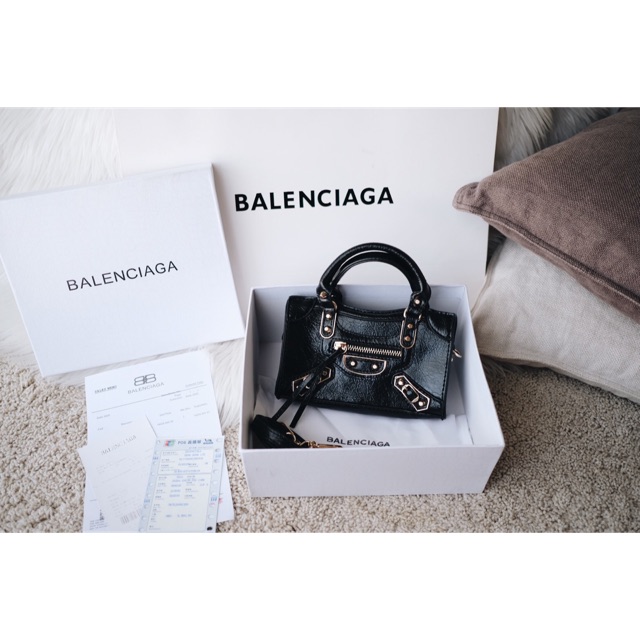 Balenciaga Classic GHW Gold Nano City
