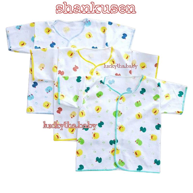 6pcs_ baju bayi SHANKUSEN DUCK size new born / baju shankusen /baju pendek/ baju baby