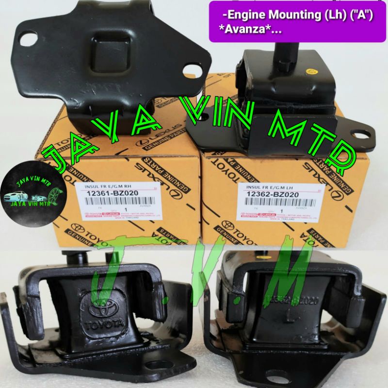 engine mounting karet dudukan mesin Avanza lama 2004 2005 2006 2007 2008 2009 2010 2011 asli ori