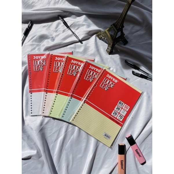 

Loose Leaf Color Isi Kertas File Binder Warna Joyko B5 / Loose Leaf warna / Loose Leaf / Isi Binder