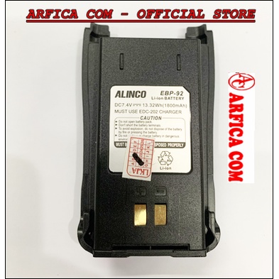 BATERAI BATRE HT ALINCO EBP 92 DJ CRX5 DJ CRx1 DJ CRX3 DJ CRX4 ORIGINAL