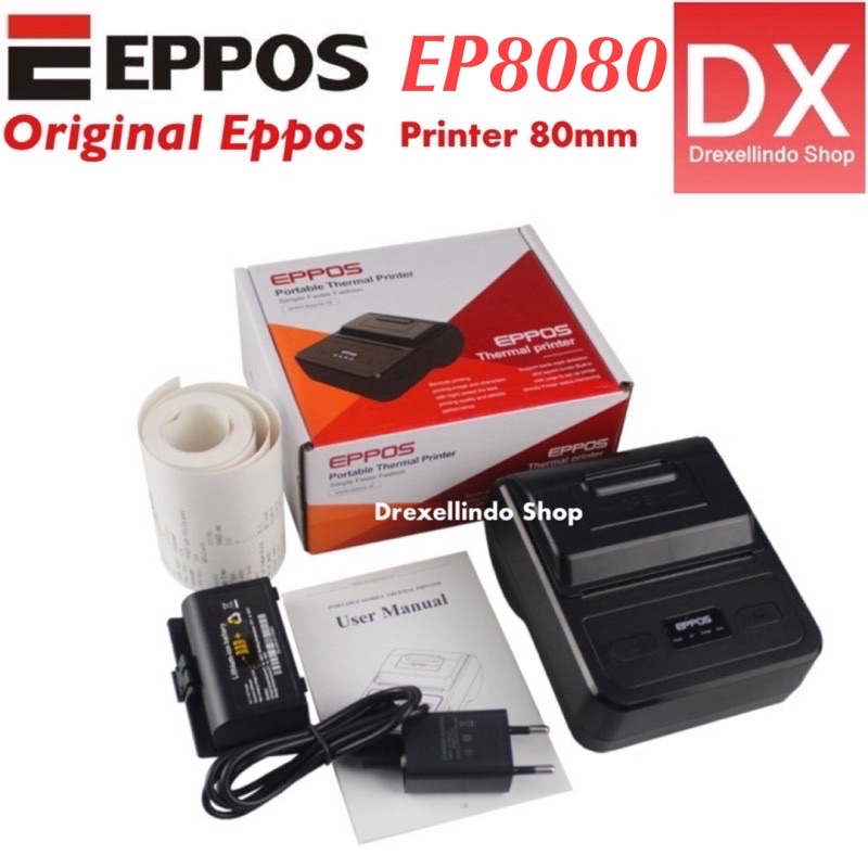 EPPOS EP8080 Mobile Printer Thermal 80mm  Bluetooth USB