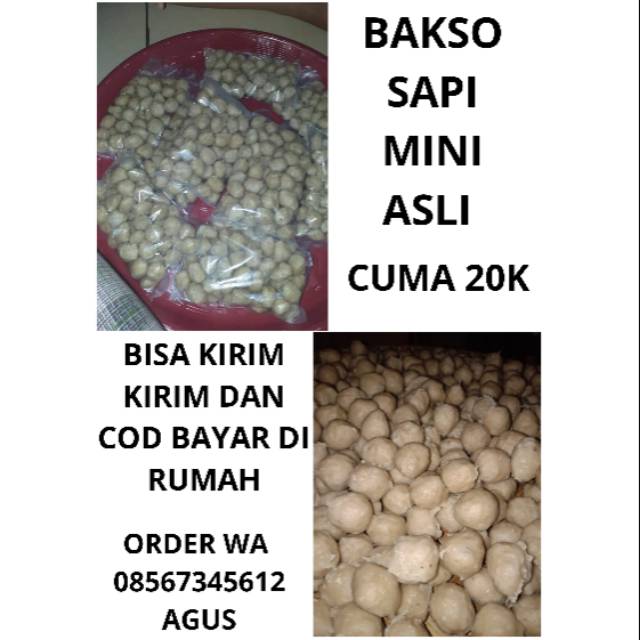 Bakso sapi mini isi 50