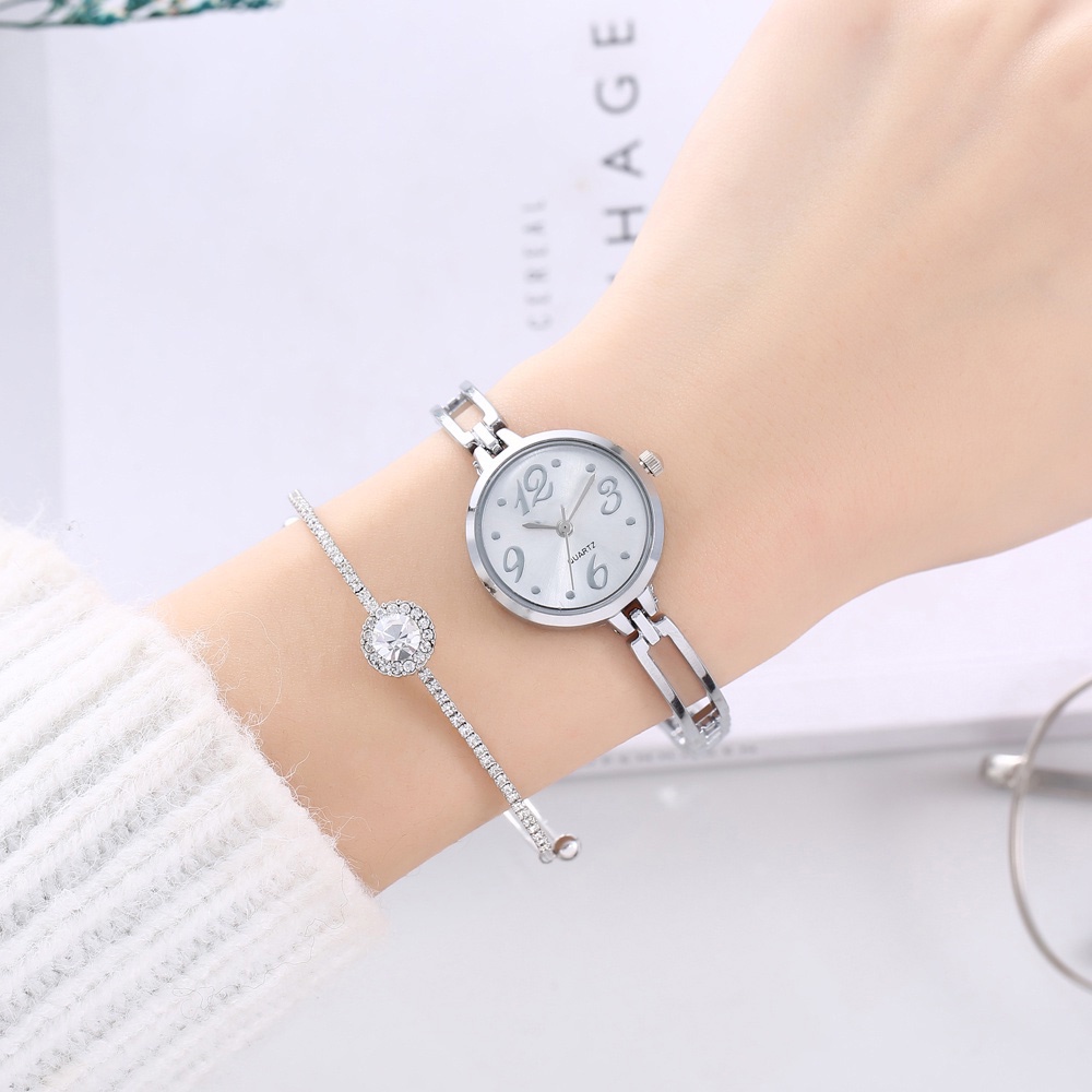 COD Jam Tangan Cewek Gelang Jam Quartz Jam Arloji Jam Fashion Jam Analog Wanita TERBARU W202