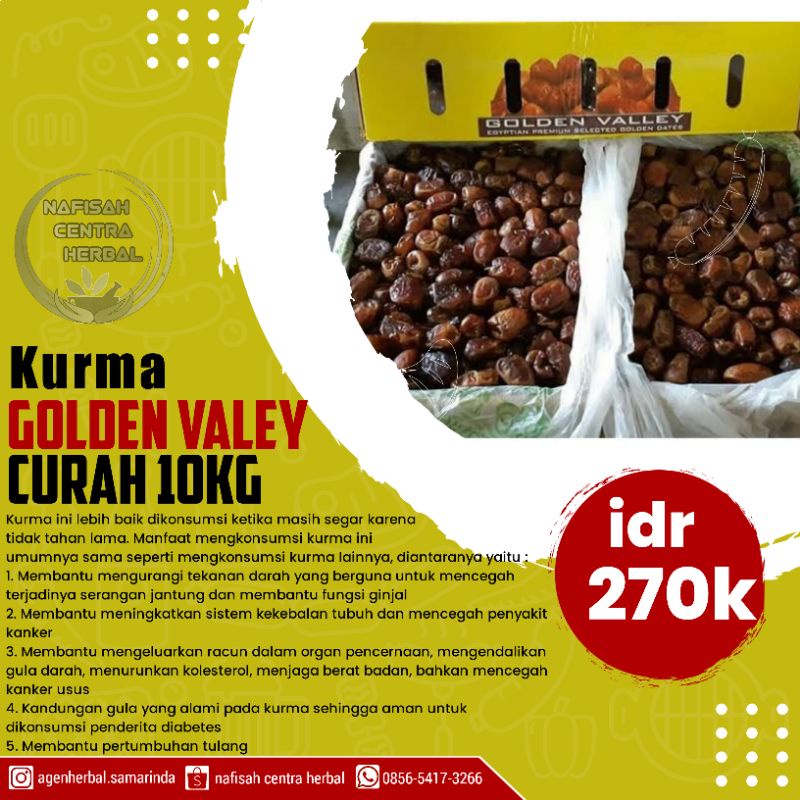 

Kurma Golden Valey 10kg Curah