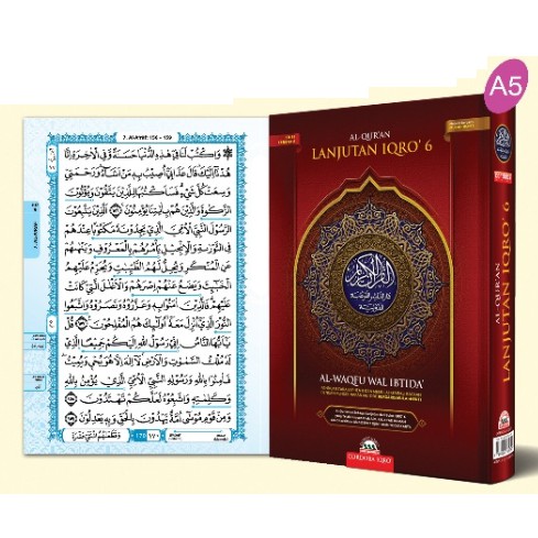 Al Quran - LANJUTAN IQRO 6 - Dilengkapi Waqaf - Ibtida' - Ukuran A5